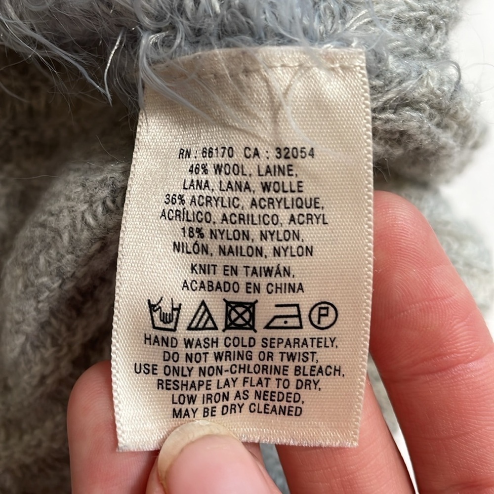 ANTHROPOLOGIE SLEEPING ON SNOW textured sweater - Picture 4 of 5